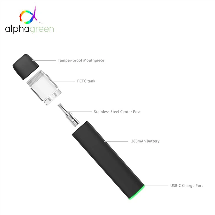 1 Ml 360° Window CBD/THC/Delta-8 Disposable